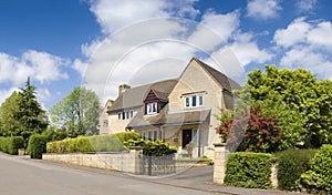 Traditional rural homes scene