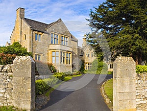 Traditional rural homes scene