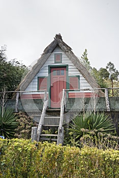 Traditional rural house in Santana Madeira