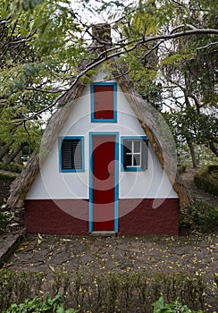 Traditional rural house in Santana Madeira