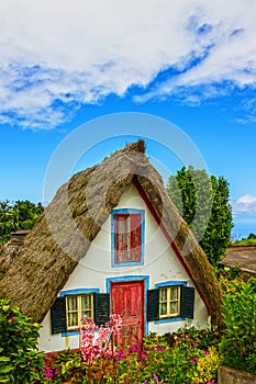 Traditional rural house in Santana, Madeira, Portugal