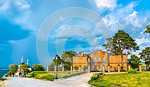 Traditional rural school on Sviyazhsk Island in Russia