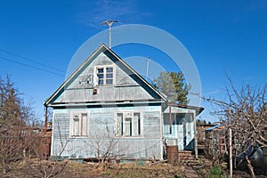 Traditional russian dacha photo