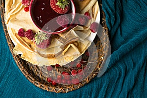 traditional russian pancake