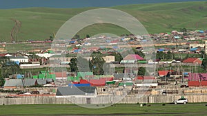 Traditional Russian Town in Siberia