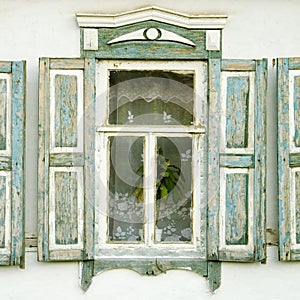Traditional russian window