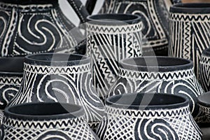 Traditional rustic pottery from Romania