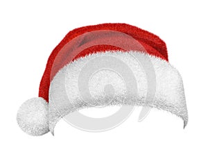 Traditional Santa Claus red and white hat