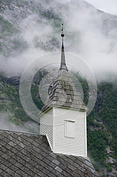 Traditional Scandanavian Church in Eidfjord
