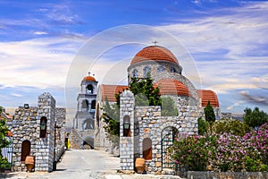 traditional scenic Greece - beautiful Kalymnos island, Dodecanese.