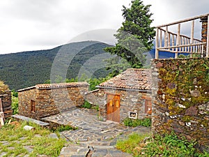 Traditional schist village in the mountains of central Portugal