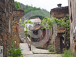 Traditional schist village in the mountains of central Portugal