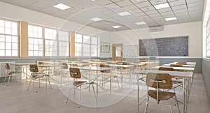 traditional school classroom