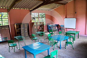 Traditional schoolroom in Tena, Ecuador