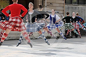 Traditional Scottish dancers Edinburgh Tattoo