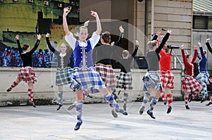 Traditional Scottish dancers Edinburgh Tattoo