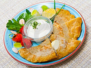 Traditional Scottish dish Potato scone