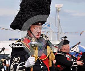 Traditional Scottish man at Nairn Highland Games