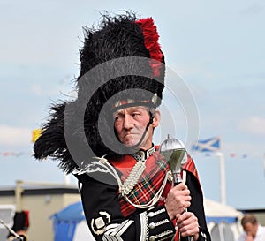 Traditional Scottish man at Nairn Highland Games