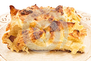 Traditional Serbian cheese pie gibanica