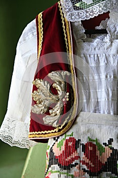 Traditional Serbian clothing, Vojvodina, Serbia photo