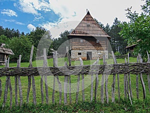 Traditional Serbian cottage