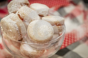 Traditional Serbian vanilla cookies