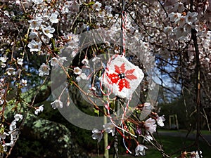 Traditional Romanian sewing pattern, Martisor.