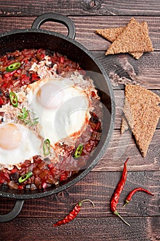 Traditional shakshuka