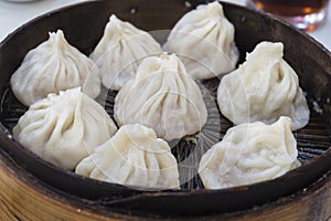 Traditional Shanghai dumpling, also called xiaolongbao
