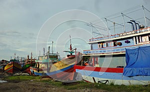 Traditional Ships in juwana Harbour