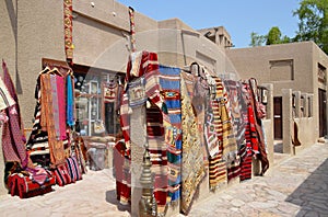 A traditional shop in the narrow streets of old Dubai
