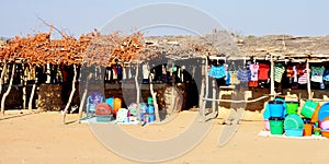 Traditional Shops in Angola, Africa photo