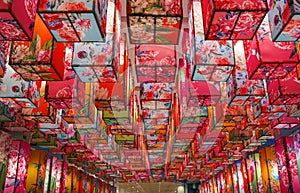 Traditional silk lanterns