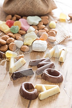 Traditional Sinterklaas candy