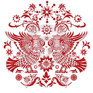 Traditional slavic pattern