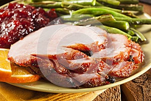 Traditional Sliced Honey Glazed Ham
