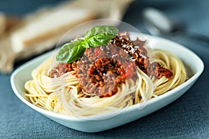 Traditional spahgetti Bolognaise or Bolognese