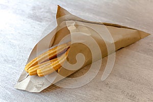 Traditional Spanish dessert churros