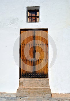 Traditional Spanish door