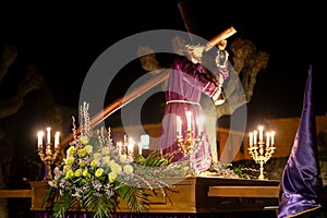 Traditional Spanish Holy Week procession