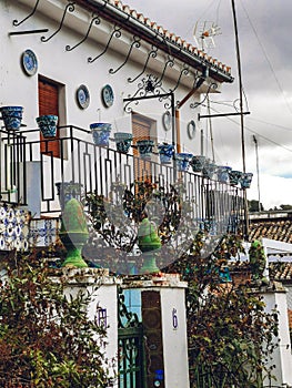 Traditional spanish house in Granada photo