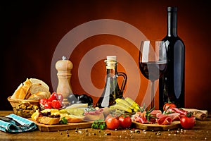 Tradizionale spagnolo un vino rosso 