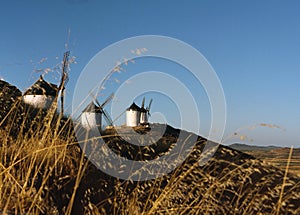 Traditional Spanish windmills