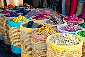 Traditional spices of Morocco