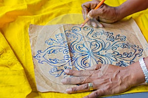 Traditional Sri Lankan handloom and batik product manufacturing workshop