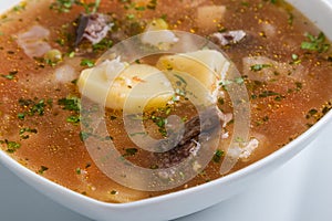 Traditional stew soup