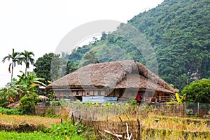 Traditional stilted house this charming home stay belongs to a local Tay family.