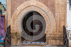 Traditional stone gate, Morocco