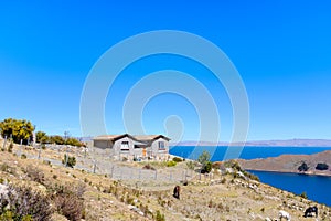 Traditional stone home in Bolivia